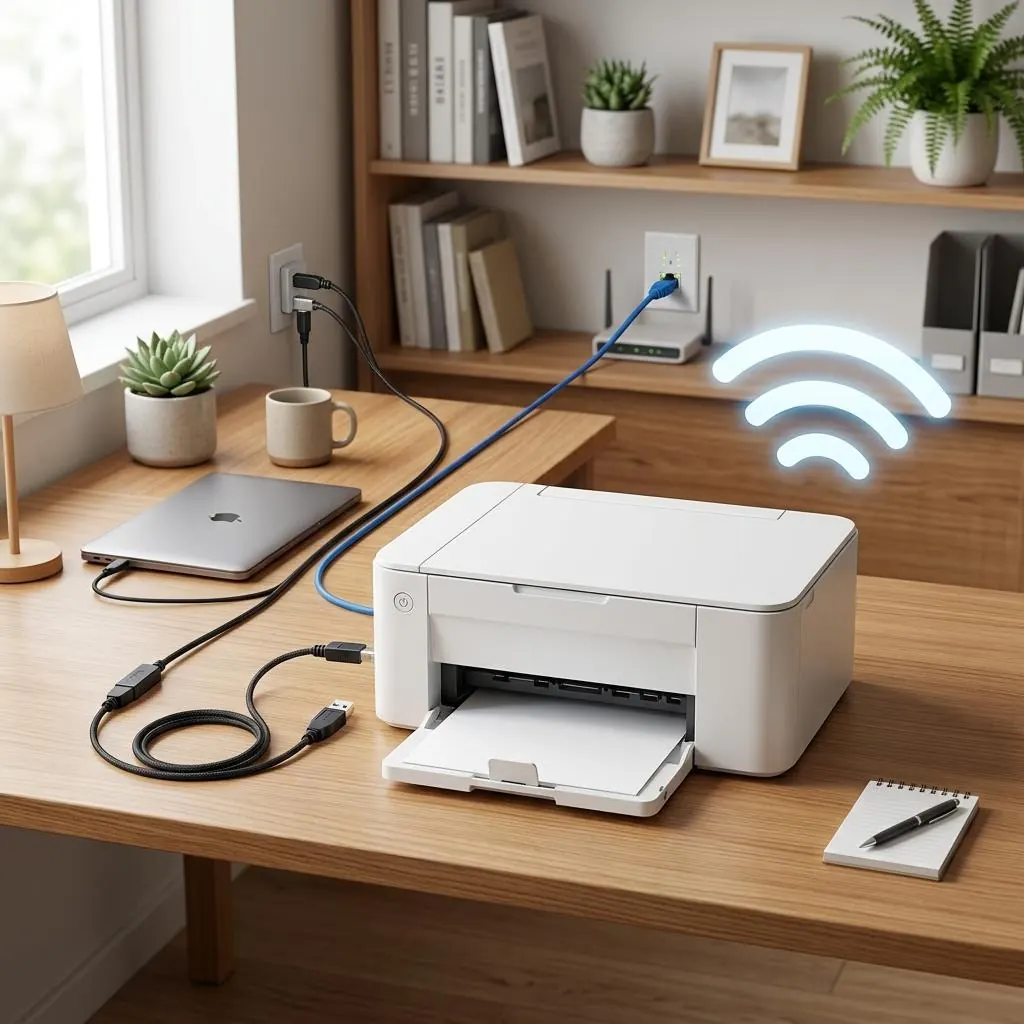 HP printer connection state reference