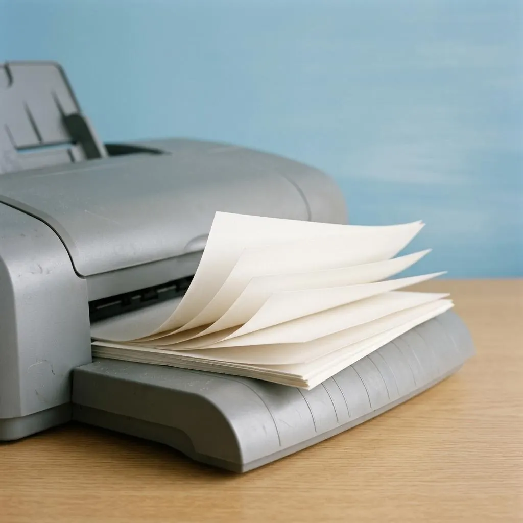 HP printer output behavior reference