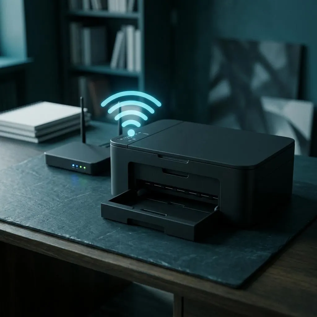 Wireless printer connection states